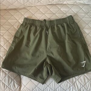 Gymshark Olive Athletic Shorts